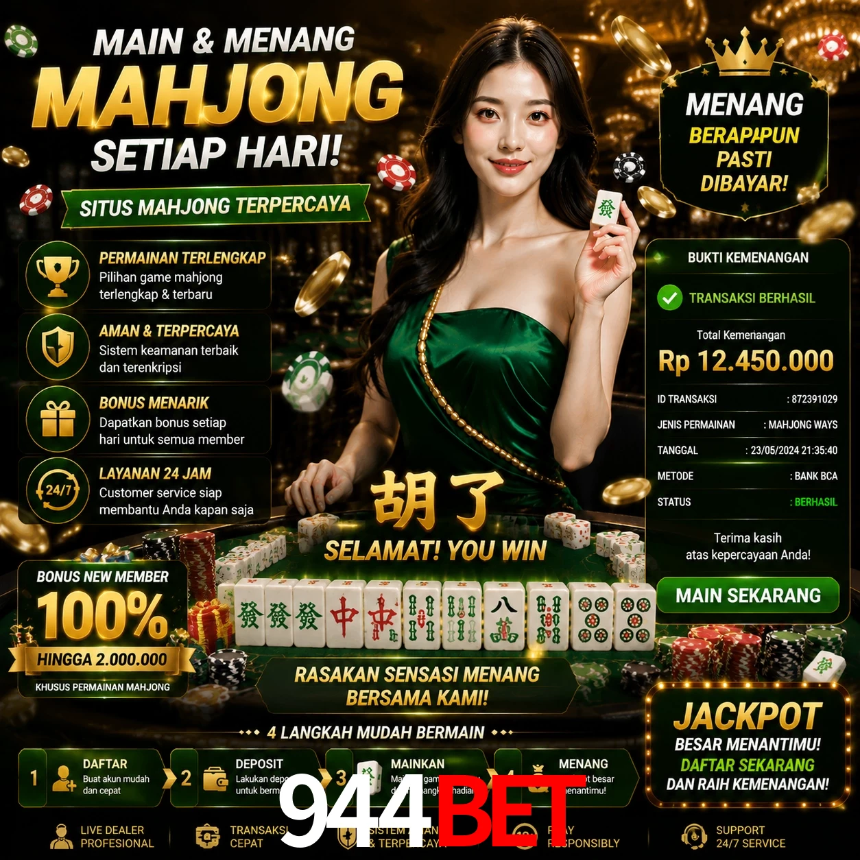Ganhar e sacar na 944bet